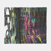 Digital Dreams of Color フリースブランケット (正面(横))