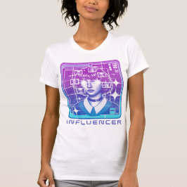 Digital Dreamscape Influencer Tee Tシャツ