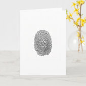 DIGITAL FINGERPRINT  カード (黄色い花)