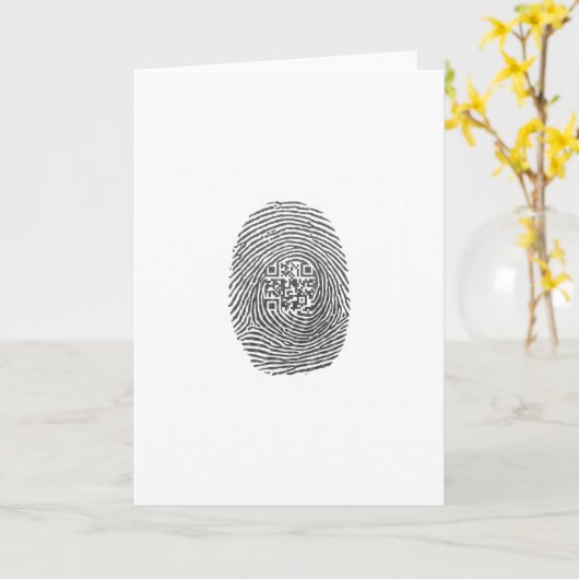 DIGITAL FINGERPRINT  カード (黄色い花)