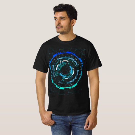 Digital Future Vibes Tシャツ (正面フル)