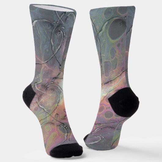 Digital Glass leaves ソックス (傾斜あり)