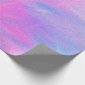Digital illustration with pastel brush of blue, pi ラッピングペーパー (角)