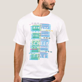 "Digital" Men's T-shirt Tシャツ