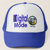 Digital Mode Ham Radio Cap  with Call Sign キャップ (正面)