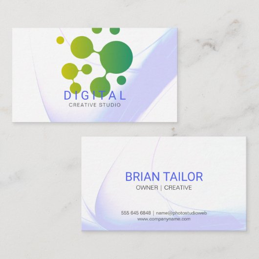 Digital Network | Ai Logo Business Card 名刺 (正面/裏面)