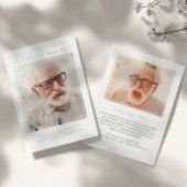Digital Or Printed Loving Memory Funeral Thank You カード