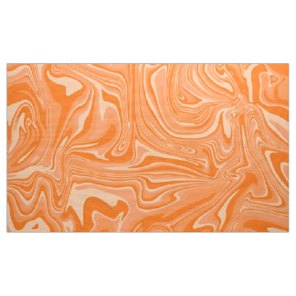 Digital Orange Marbled Texture2ファブリック ファブリック