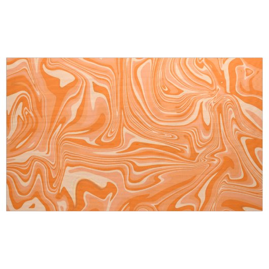 Digital Orange Marbled Texture2ファブリック ファブリック (ヤード)