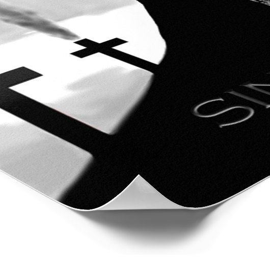 Digital painting about climate change. ポスター (角)