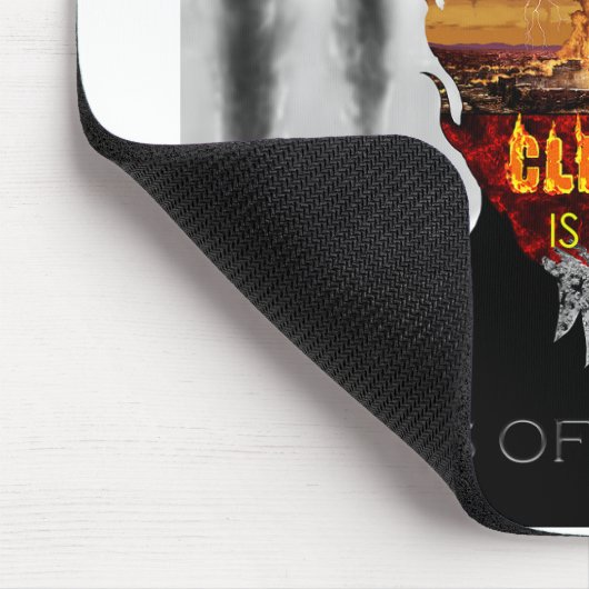 Digital painting about climate change. マウスパッド (コーナー)