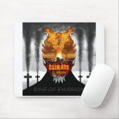 Digital painting about climate change. マウスパッド (マウス)