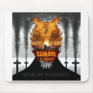 Digital painting about climate change. マウスパッド