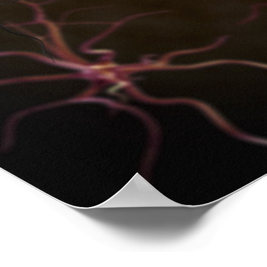 Digital rendering of neurons ポスター (角)
