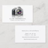 Digital SLR Camera Professional Photographer 名刺 (正面/裏面)