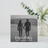 Digital Social Media Pregnancy Reveal Photo 案内状 (スタンド正面)