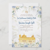 Digital Sri Sukhmani Sahib path invitation 招待状 (正面)