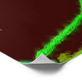 Digital Sunflower Poster ポスター (角)