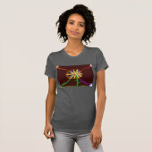 Digital Sunflower Women's T-Shirt Tシャツ (正面フル)