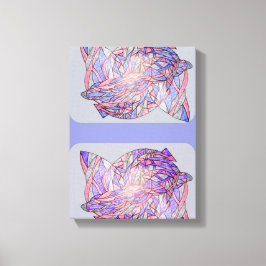 Digital Tentacles Abstract Modern Art Print キャンバスプリント