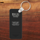Digital Tracking Ghost Mode Surveillance Design  キーホルダー (裏面)