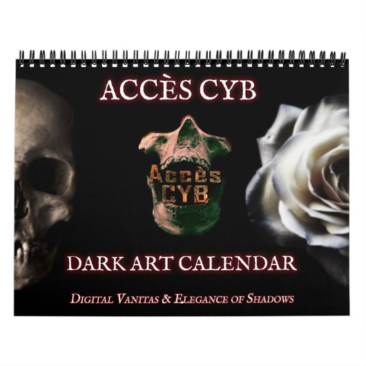 Digital Vanitas Wall Calendar – Horizontal カレンダー (カバー)