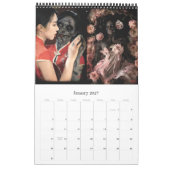 Digital Vanitas Wall Calendar – Vertical カレンダー (1月 2027)