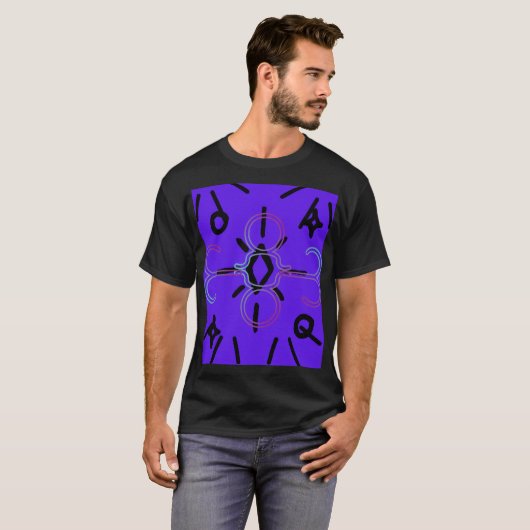DIGITAL VIOLET MANDALA Tシャツ (正面フル)