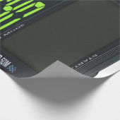 Digital Watch Face Wrapping Paper ラッピングペーパー (角)