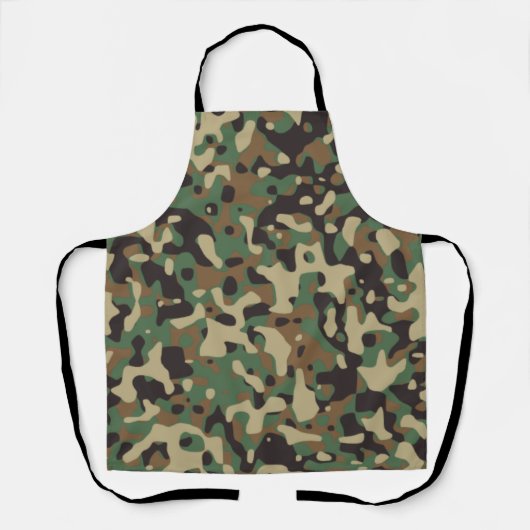 Digital Woodland Military Camouflage Pattern エプロン (正面)