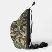 Digital Woodland Military Camouflage Pattern スリングバッグ (右)