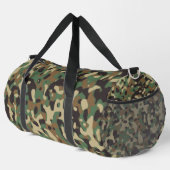 Digital Woodland Military Camouflage Pattern ダッフルバッグ (右コーナー)