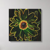 Digitale Kunst Leinwand Neon Natur キャンバスプリント (正面)
