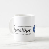 DigitalOpsのリーダーシップのマグ コーヒーマグカップ (正面左)