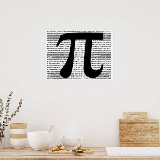 Digits of Pi poster ポスター (キッチン)