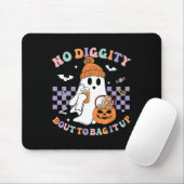 Digityをバッグに行く可愛い幽霊ハロウィーンの子供 マウスパッド (マウス)