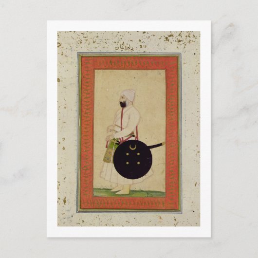 Diir Khanのポートレート(c.1760、Large Cliから) ポストカード (正面)