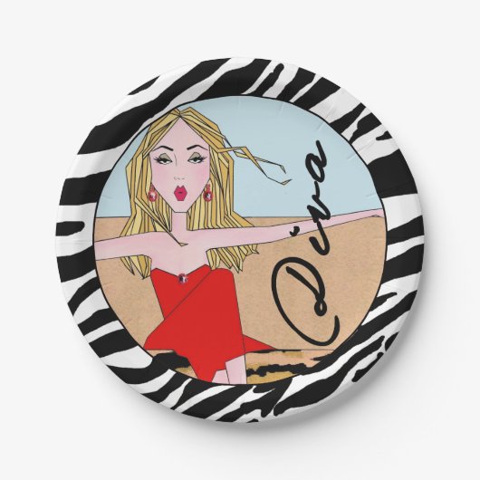 DiIVAパーティープレート ペーパープレート (正面)