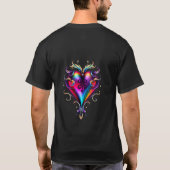 Dil heart Beautiful Tシャツ (裏面)