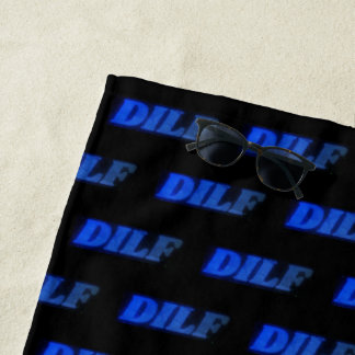 "DILF" ビーチタオル