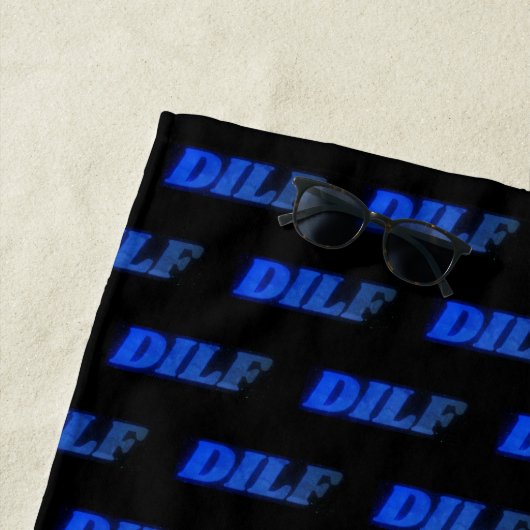 "DILF" ビーチタオル (インサイチュ)