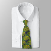 Dill Flower Watercolor Tie – Botanical Herb Illust ネクタイ (タイ)