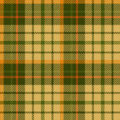 Dill Green Yellow Plaid Dish Towel Custom Name キッチンタオル