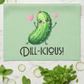 Dill-icous キッチンタオル (折り畳み)