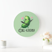 Dill-icous ラージ壁時計 (ホーム)