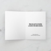 Dill‑ightful Christmas Pickle with Santa Hat シーズンカード (内部)