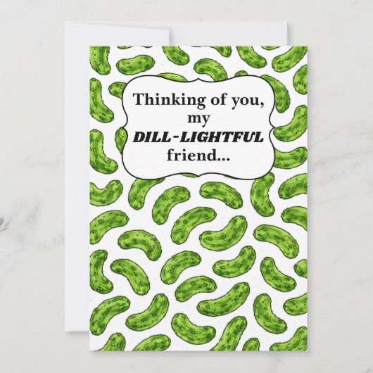 Dill-lightful Friend Thinking of You Card シーズンカード (正面)
