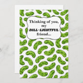 Dill-lightful Friend Thinking of You Card シーズンカード (正面/裏面)