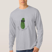 Dill With Itデザイン – 基本長袖Tシャツ Tシャツ (正面)
