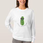 Dill With Itデザイン – 基本長袖Tシャツ Tシャツ (正面)